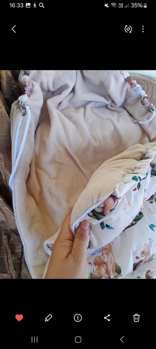 Кокон зимний детский