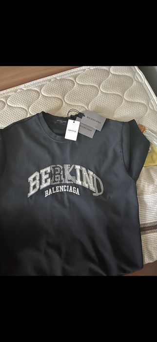 Balenciaga тениска оригинална при интерес лс