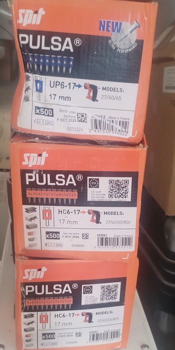 cuie pistol spit pulsa hc6 otel/beton cu gaz