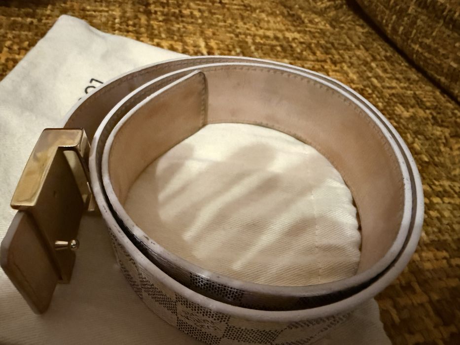 Louis Vuitton Initiales damier azur оригинален дамски колан