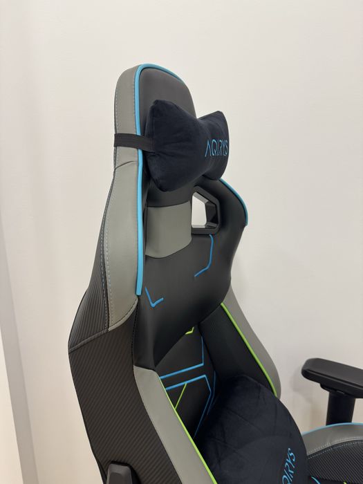 Scaun gaming AQIRYS Hyperion Negru-Albastru