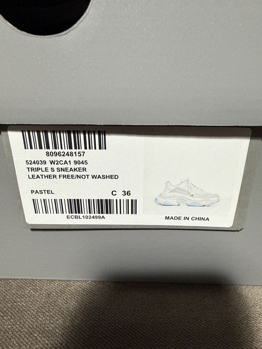 Vand balenciaga triple s 36