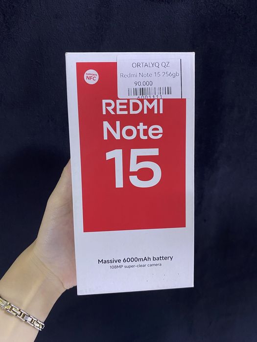 Redmi Note 15 Память: 256gb