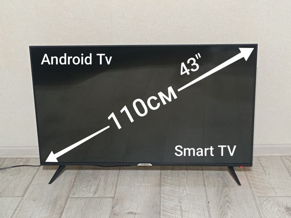 Телевизор смарт, 110 см