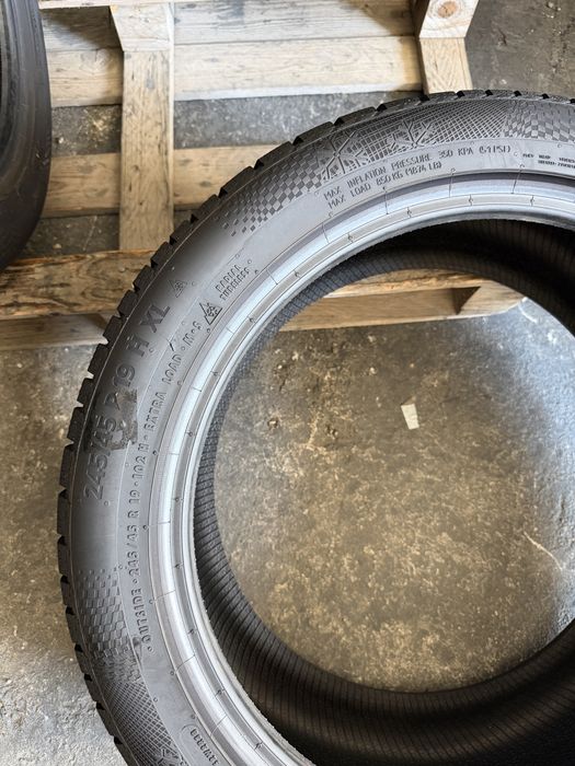 2 anvelope iarna 245/45/19 , Continental , DOT 2025 , 6.4 mm !