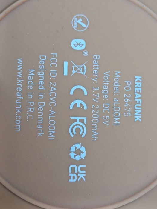 Kreafunk ALOOMI Boxă Bluetooth 6W cu Durată de Baterie până la 30 ore