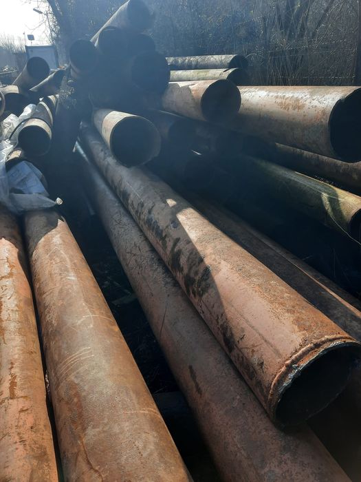 Țeavă metalică sub traversări 406×8