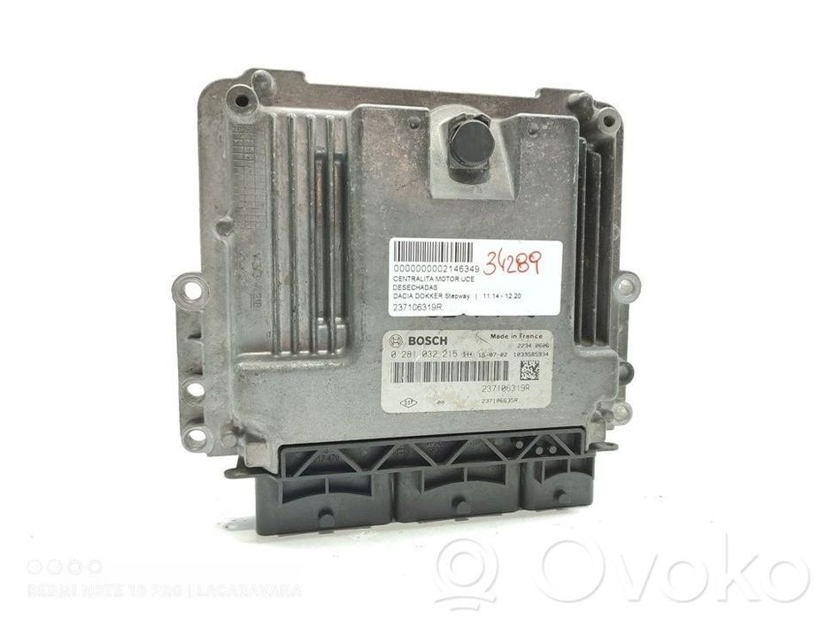 ECU Dacia Dockker, immo off