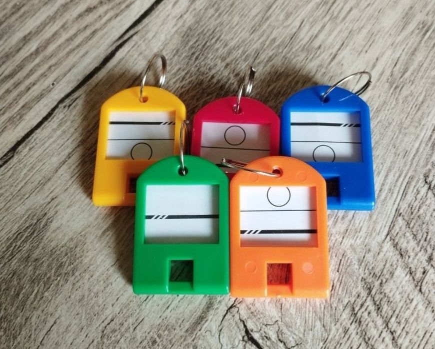 Брилок для ключей с записью 5 цветов