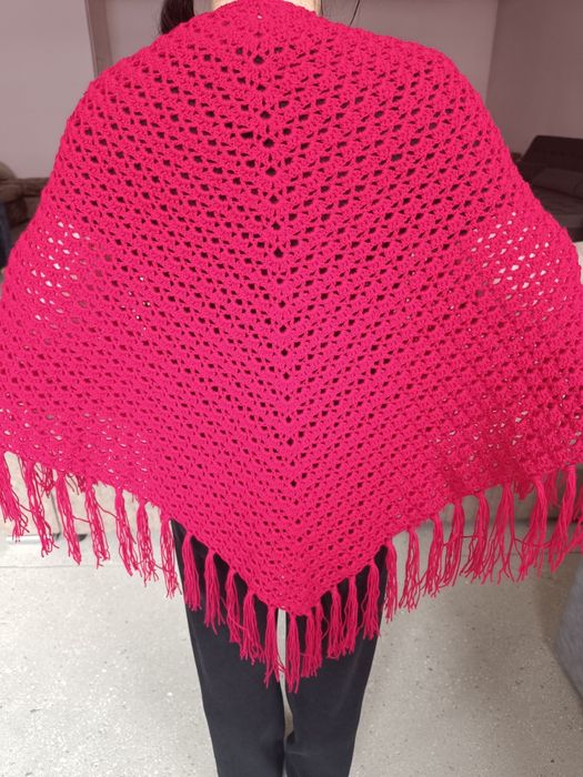 Шаль ручной работы