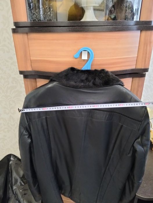 Куртка зимняя кожаная