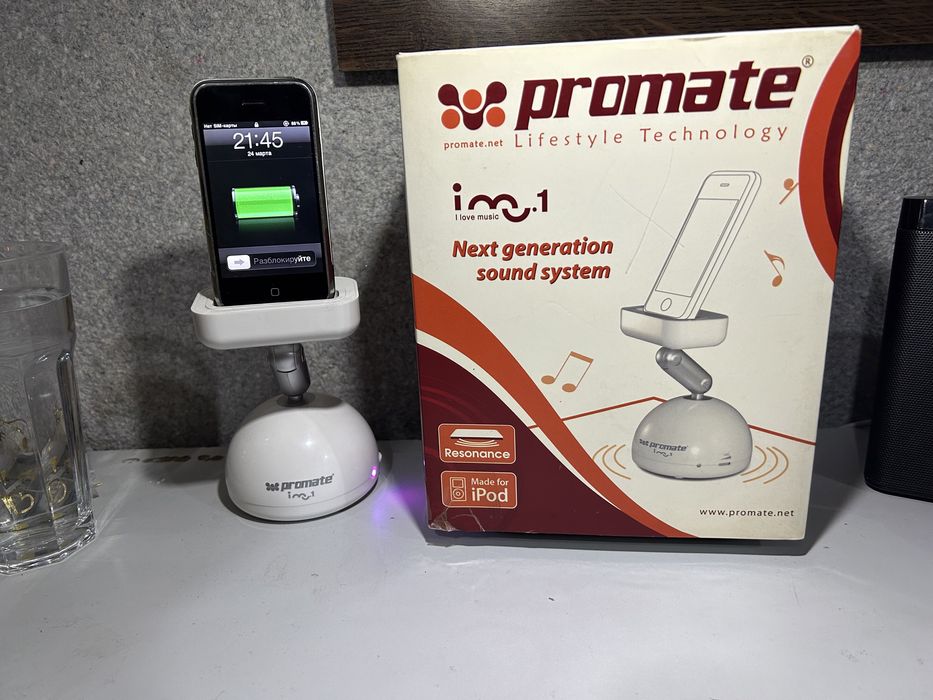 Колонка  док станция Promate I Love Music IPhone IPod