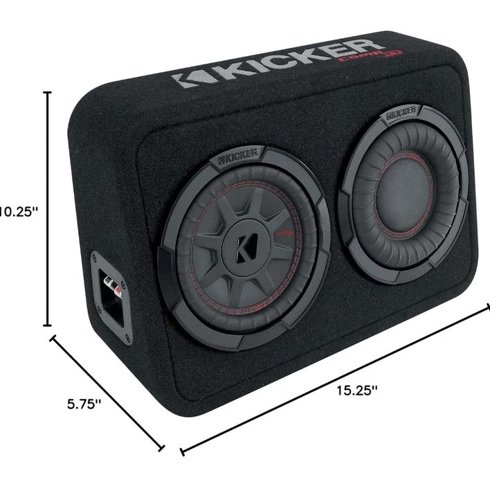 2xSubwoofer Kicker 48TCWRT672