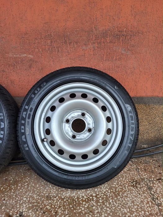 Set 4 jante tabla 13” 4x100 ET36 cu anvelope NOI 165/55R13