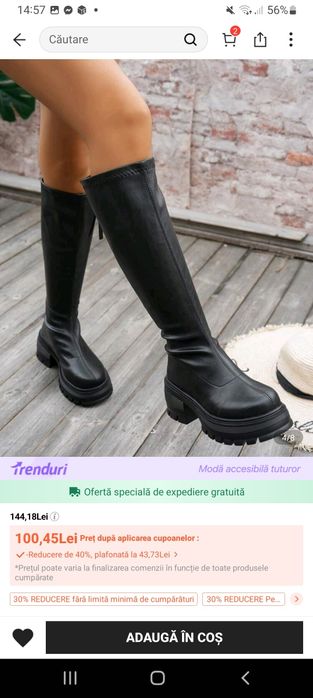 Cizme lungi marimea 38