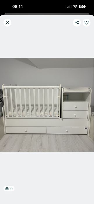 Patut transformabil pentru bebe