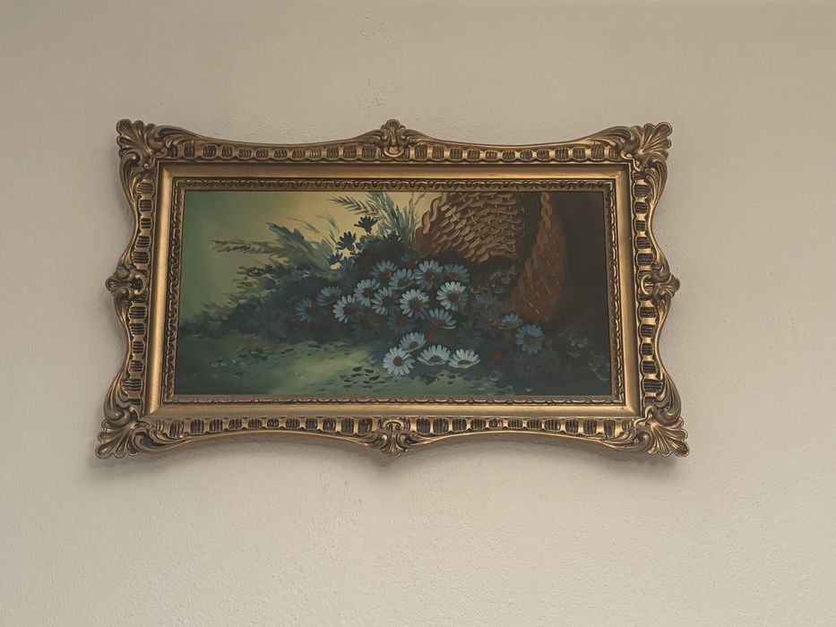 Tablou pictat in ulei - rama masiva