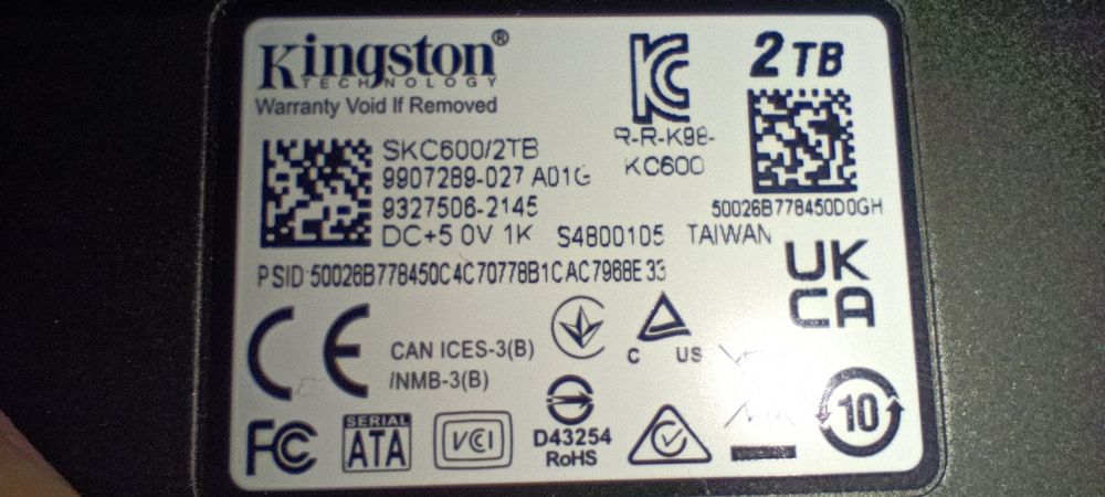 Внешний SSD накопитель 2 Тб