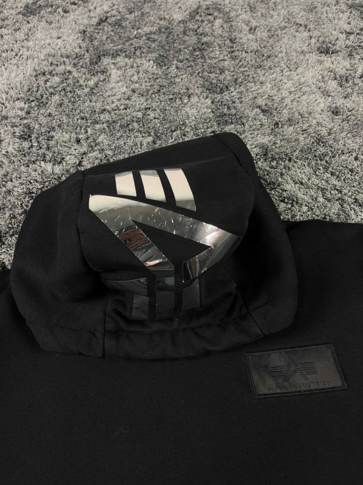 Alpha Industries Silver Graphic Hoodie Мъжко Горнище