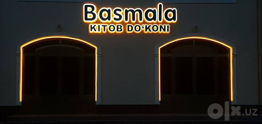 LED harfli reklama banneri + Led konturli