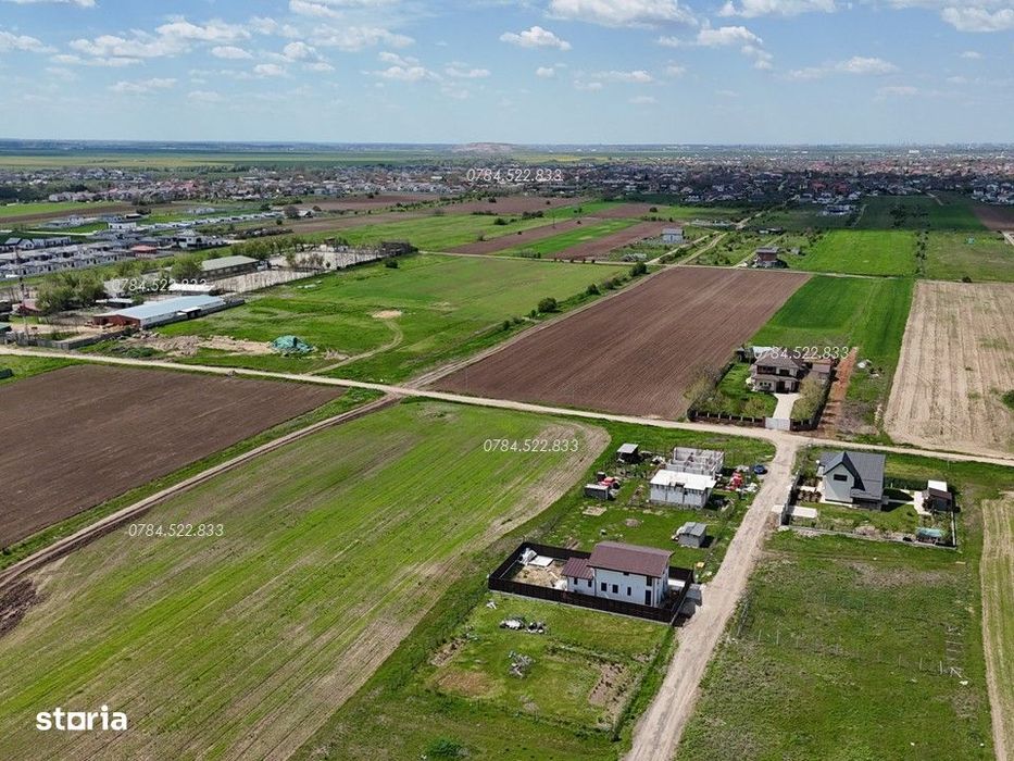 Teren intravilan 418 mp Berceni curent acte la zi construcție