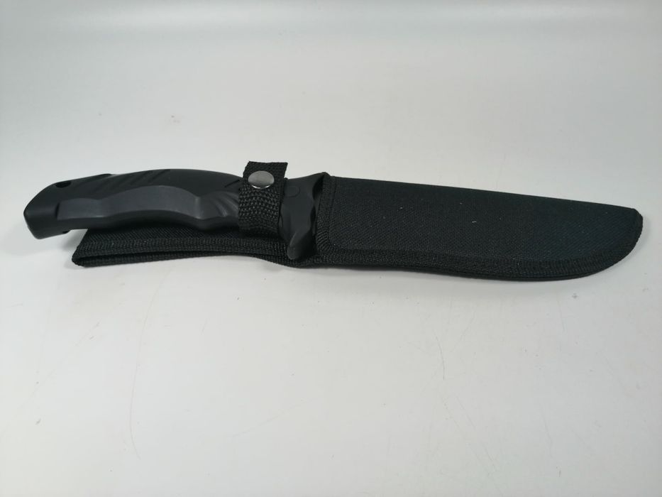 Cutit de vanatoare DEPOX®, War Zone, 29 cm, negru