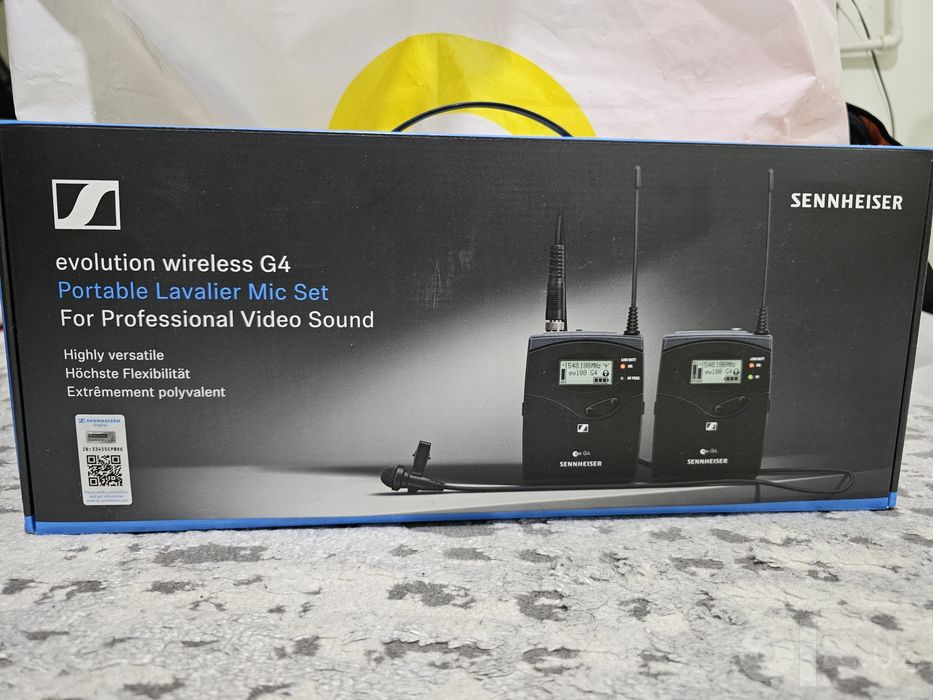 Sennheiser EW 112P G4 Wireless Lavalier Set (Kam ishlatilgan, yangidek