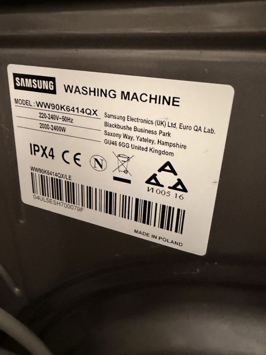 Masina de spalat rufe Samsung 9 kg, clasa A+++