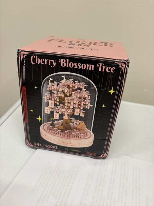 Лего Сакура в колбе светящийся