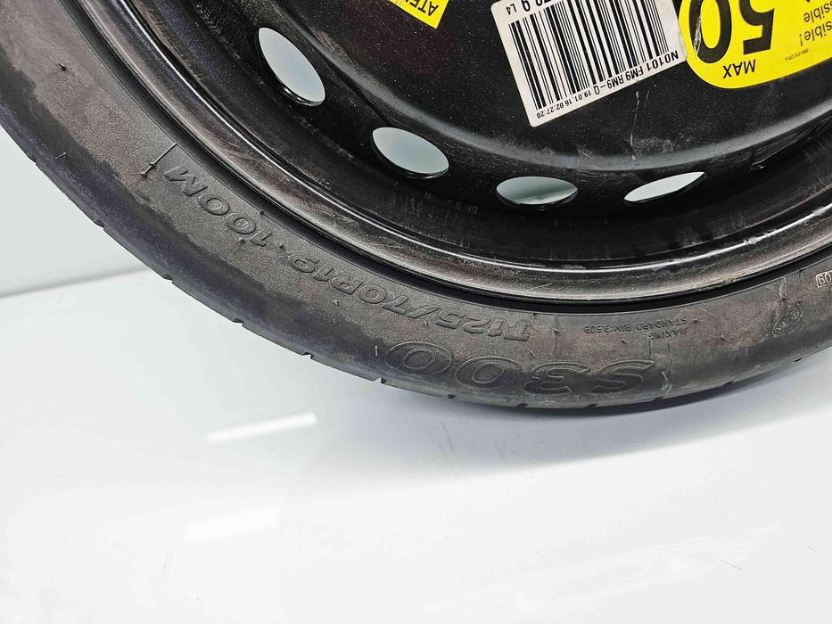 Roata rezerva Audi A4 (8W2, B9) [Fabr 2015-2023] T125 / 70 R19 100M