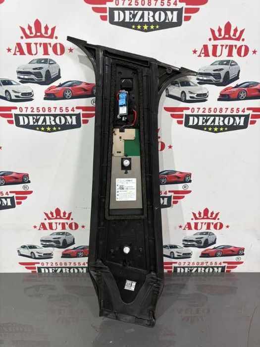 Trim stalp stanga B cu camera NOU 1494240-00-A / 1092978-00-C / 1516255-00-E Tesla Model Y (5YJY)