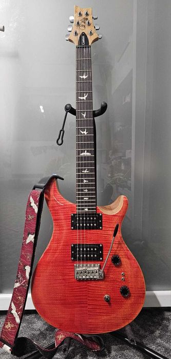 Chitara Electrica PRS SE Custom 24-08 Blood Orange cu husa