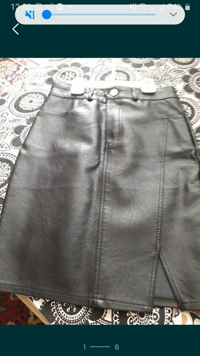 юбка кожаная на девочку, размер s