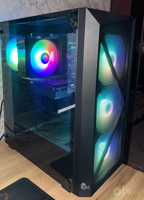 Игровой ПК + полный сетап | RTX 3060 | 180 Гц | Gravastar