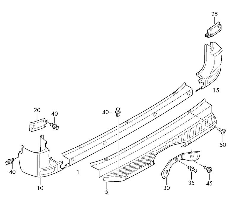 Bară Spate Sprinter model cu decupaj Cârlig Cu Sau Fără Senzori Parcar