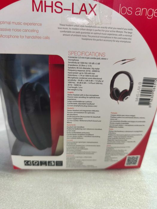 Stereo Headphones Gmb Los Angeles MHS-LAX-B