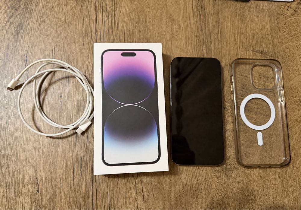 IPhone 14 pro max, purple, 128 GB