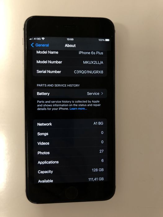 Iphone 6s Plus 128gb