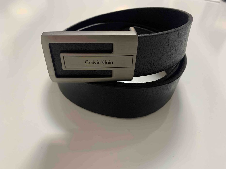 Нов колан с етикети от естествена кожа Calvin Klein дължина 110см