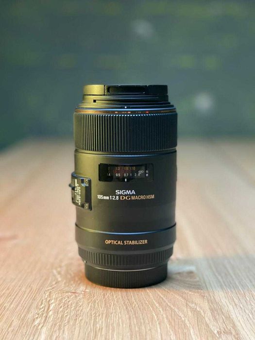 Sigma 105mm f/2.8 EX DG Macro OS HSM - montura Canon EF