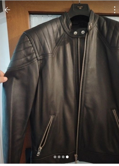 Geaca piele în stare excelenta