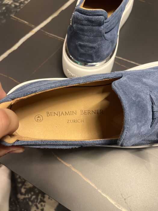 Pantofi Benjamin Berner – Nepurtați, piele întoarsă, stare impecabilă