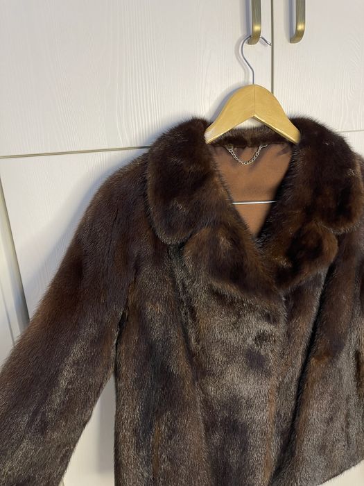 Натуральная норковая шуба