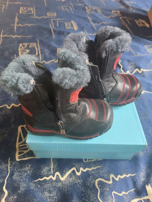 Идеальные кожаные сапожки на цигейке