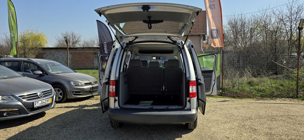 RATE&CASH avans 0 Vand Vw Caddy Life an 2008 motor 1900 cm3 diesel 55 kw ( 75 c,p motor simplu ) euro 4 clima