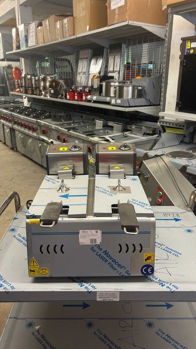 Двоен Електрически Фритюрник 3 + 3 литра