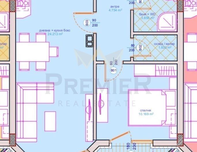 Продава се Двустаен апартамент в Бургас, Сарафово - 68 кв.м за 1398 €/кв.м - Снимка #9