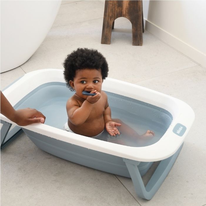 Новая складная детская ванна набор