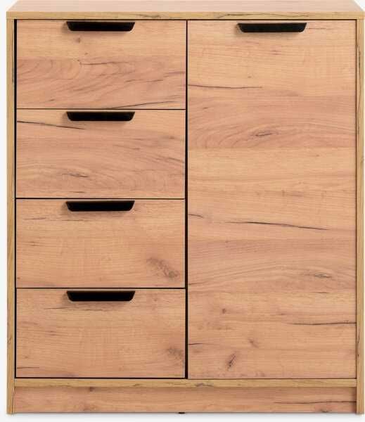 Vand 2 Comode 4 sertare 1 ușă JENSLEV stejar sălbatic .