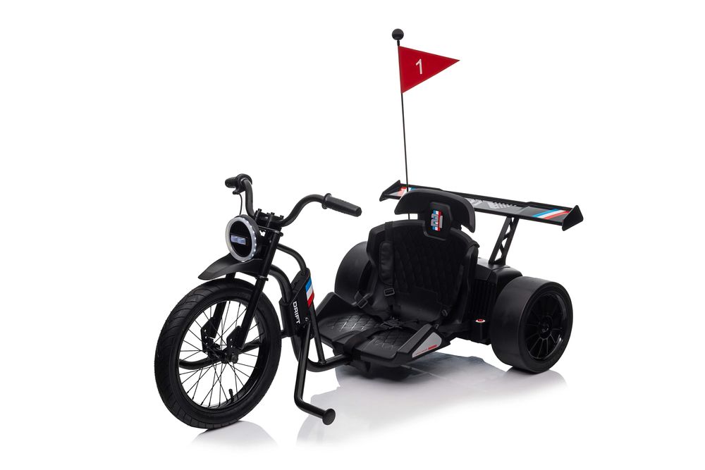 Motocicleta electrica, Kinderauto Drift-Trike, 500W, 24V 10Ah Black
